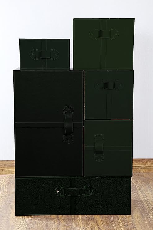 Wardrobe Style Storage Box Set Amazon In Home Kitchen