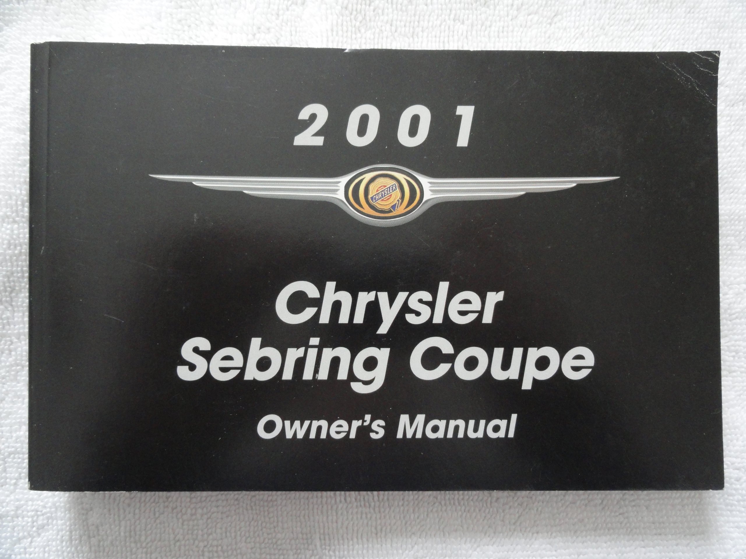 2001 Chrysler Sebring Coupe Owners Manual Paperback – 2001