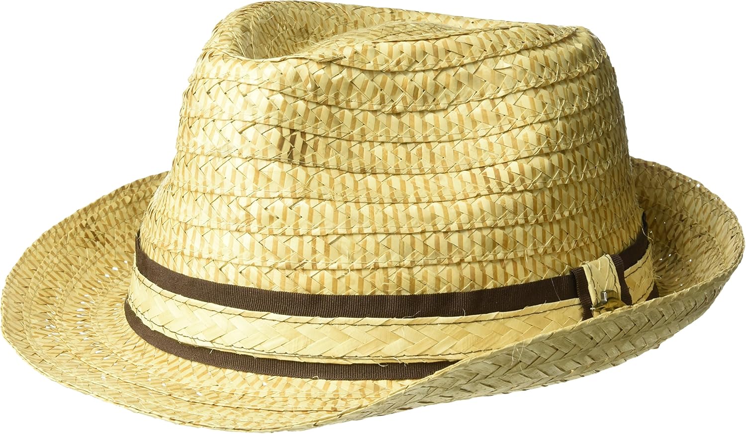 Tommy Bahama Men's Burned Raffia Fedora Hat, Natural, XXL at Amazon Men