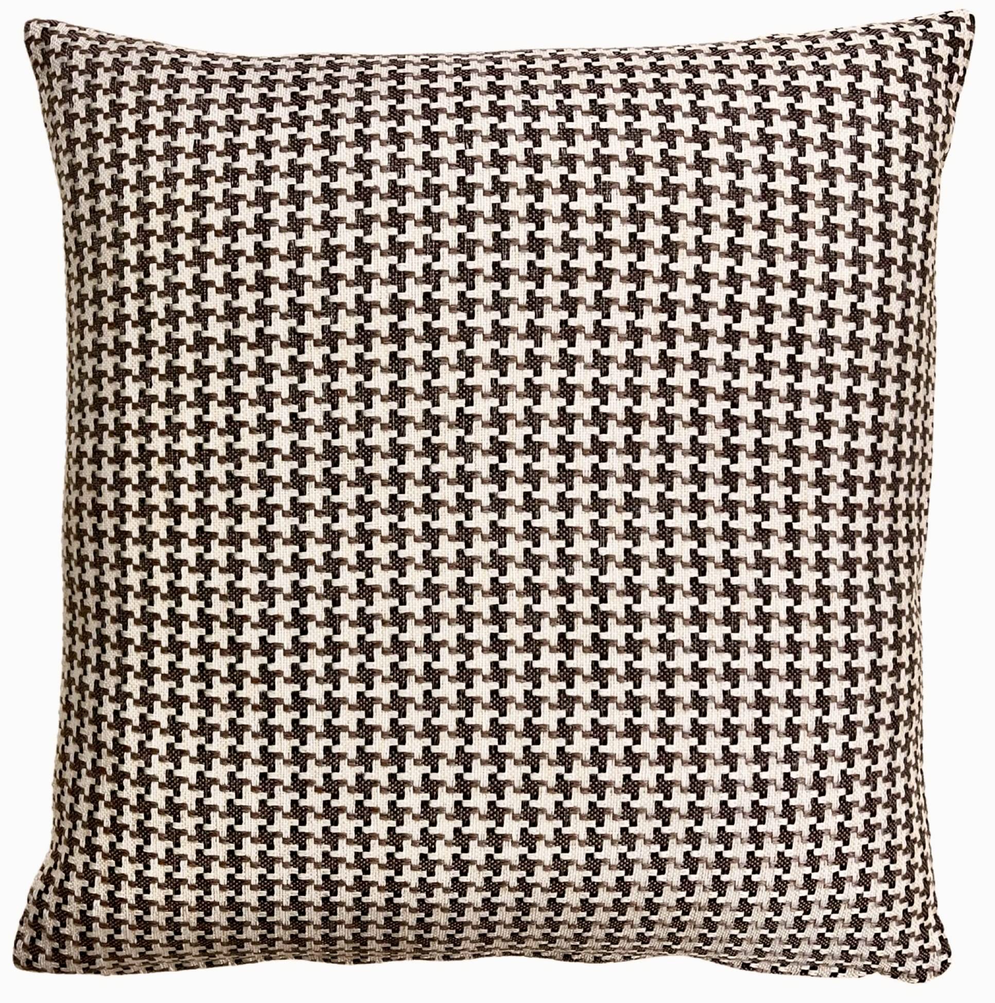 Basket Weave Design Luxury Cushion Cover. Beige and Brown 18x18 inch Double Sided Square Throw Pillowcase Invisible Zipper. 45x45 cm Solid Decorative Pillowcases for Bedroom Sofa Chair Couch