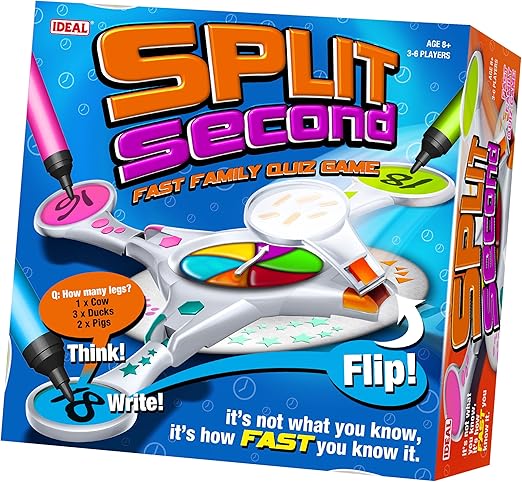 Split Second Family Quiz Game From Ideal Amazon Co Uk Toys Games