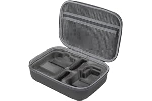 PONYRC Mini 4K Carrying Case, PU Leather Travel Case, Portable Lightweight Storage Bag for DJI Mini 4K/ Mini 2/ Mini 2 SE Fly