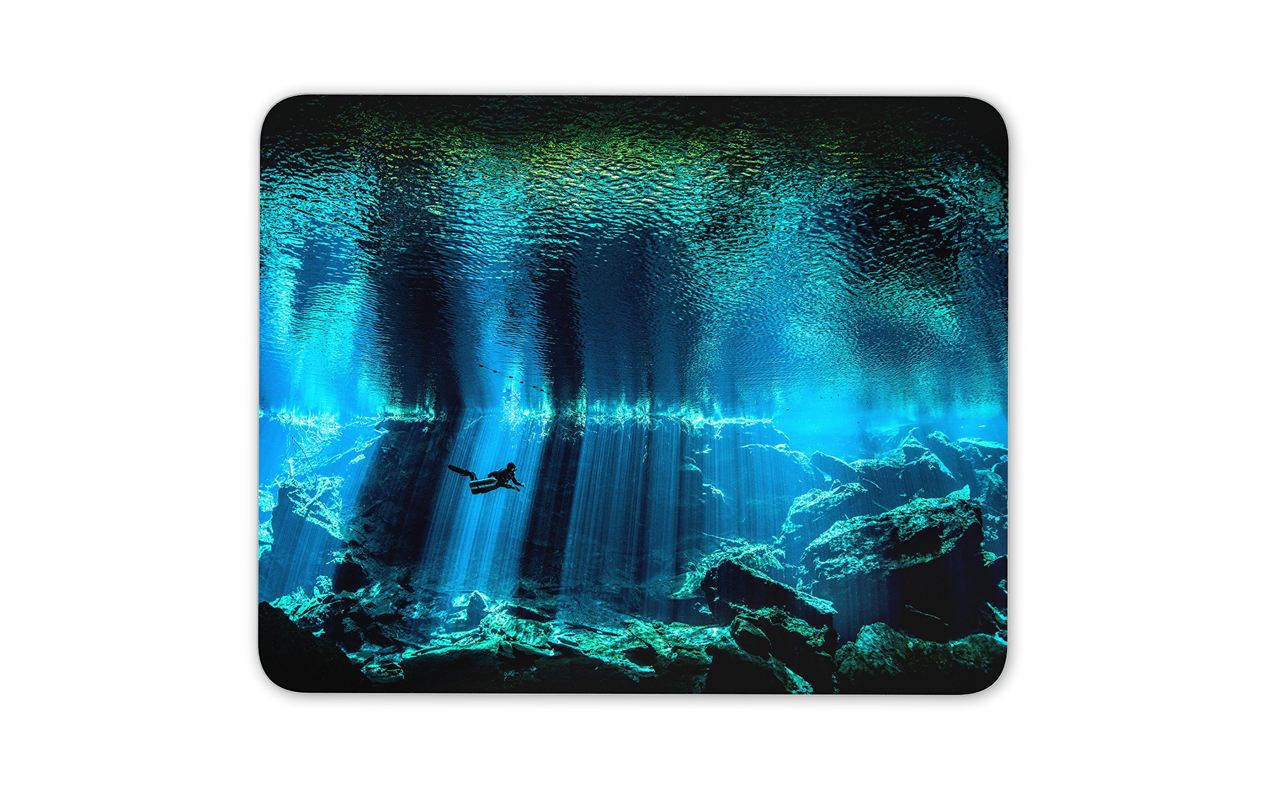Cave Diving Underwater Mouse Pad Mat - Scuba Dive Gift Computer PC Gift #8081