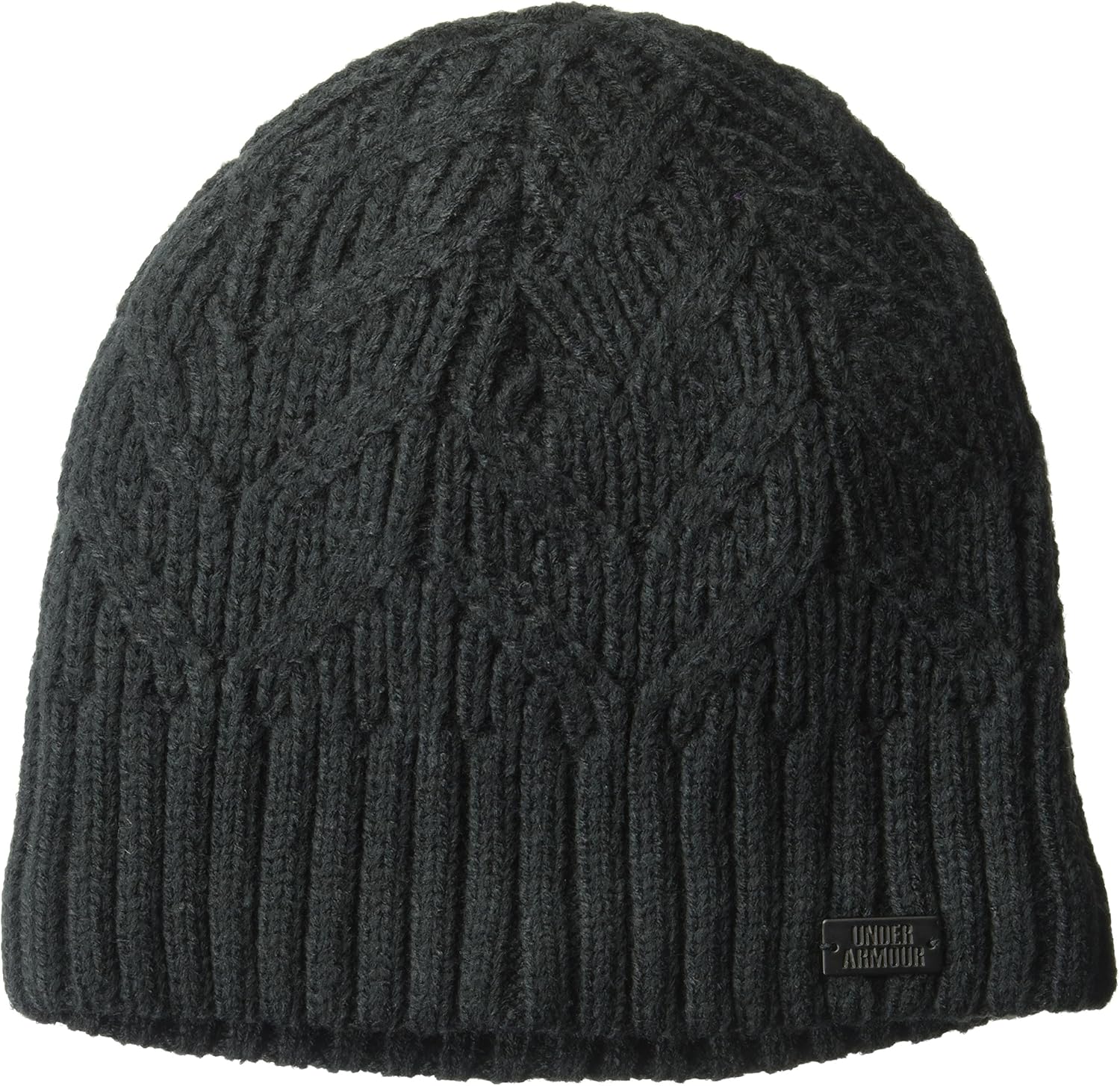 Under Armour Women's Around Town Beanie, Black (001)/Black, One Size Fits All: Clothing