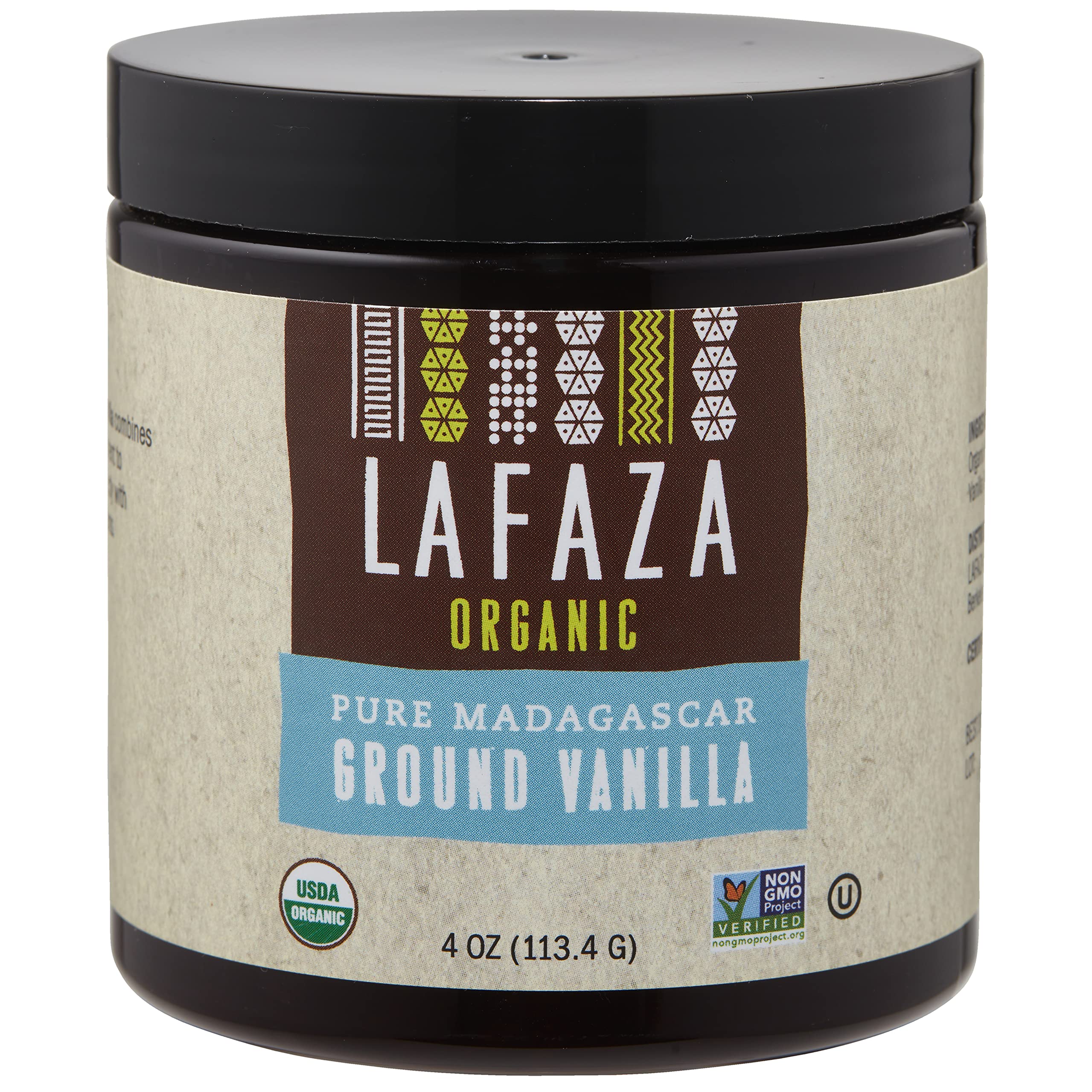 Lafaza Organic Madagascar Bourbon Pure Ground Vanilla Bean Powder, 4oz Image Lafaza Organic Madagascar Bourbon Pure Ground Vanilla Bean Powder, 4oz Image