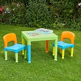 Liberty House Toys Multicoloured Table & 2 Chairs Set 51x51x43.5 cm view 4
