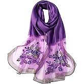 WINCESS.YU Silk Scarf for Women Lightweight Shawls and Wraps for Weddings Fashion Pashmina Shawl Embroidered Scarves