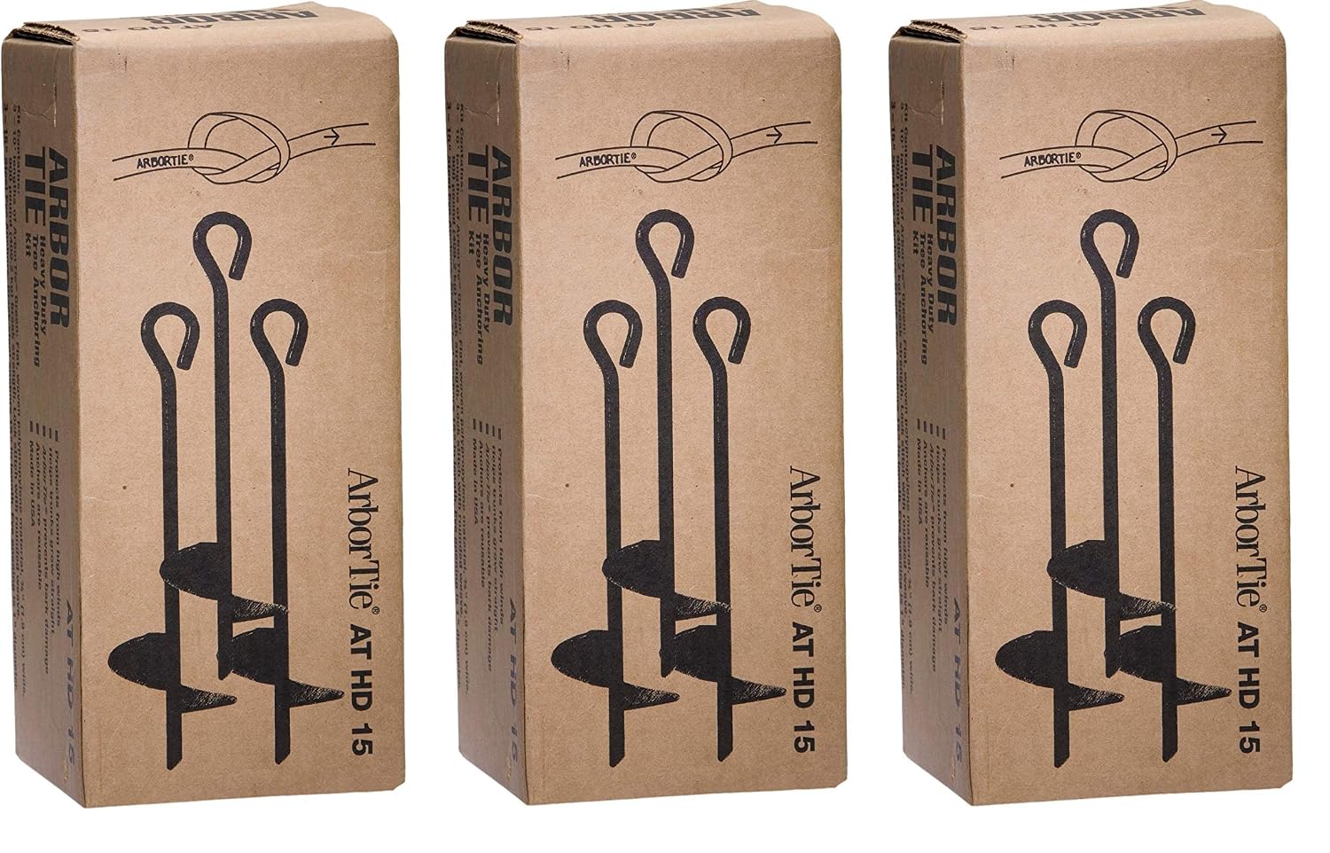 DEEPROOT Arbortie Kit de Anclaje Resistente para árboles de ...