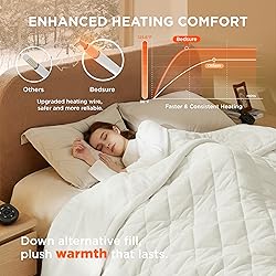 Bedsure Electric Blanket Full Size - Heated