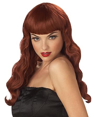 Unbekannt California Kostum Pe891 Pin Up Perucke Fur