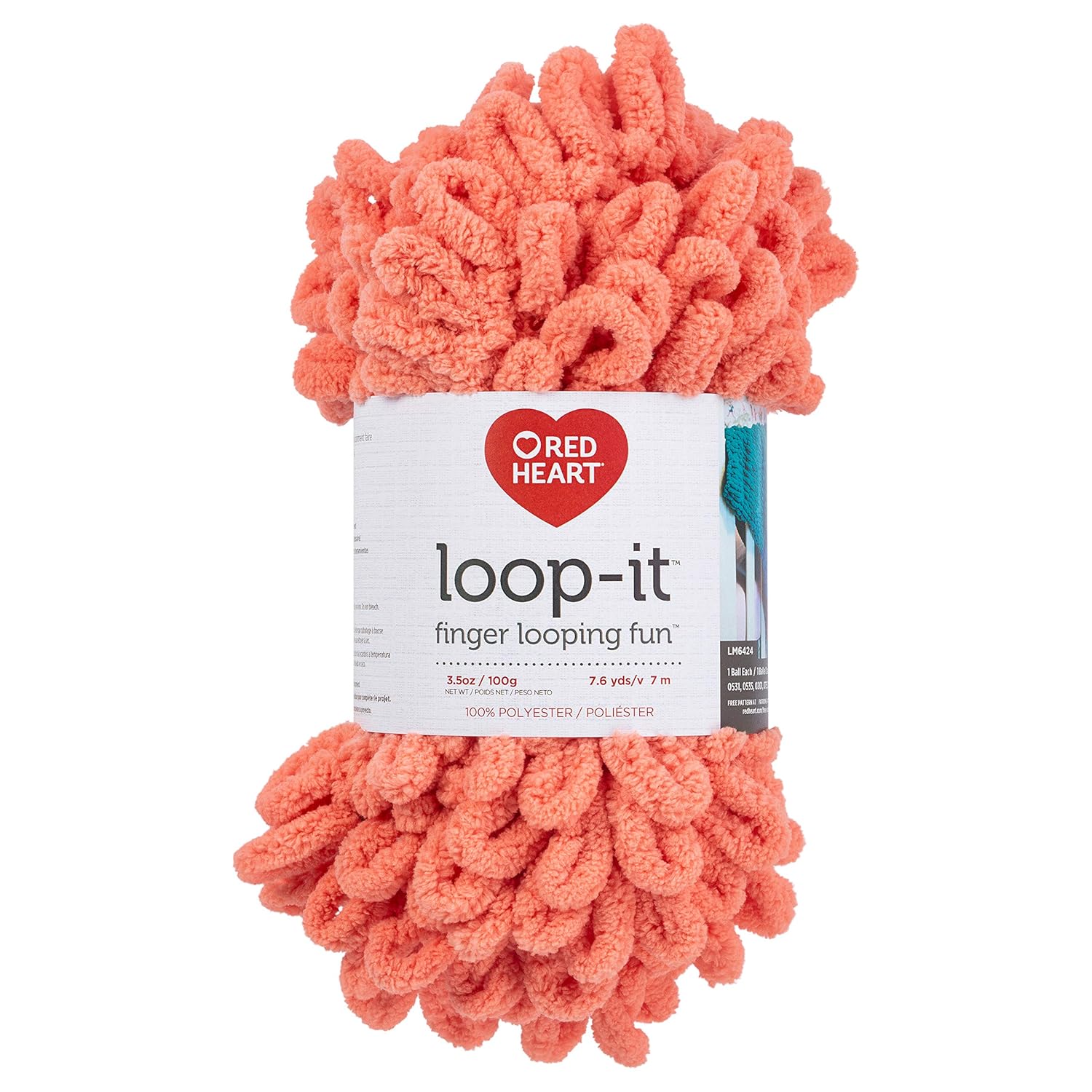 Red Heart E884.0201 LoopIt Yarn Creamsicle Amazon.ca Home & Kitchen