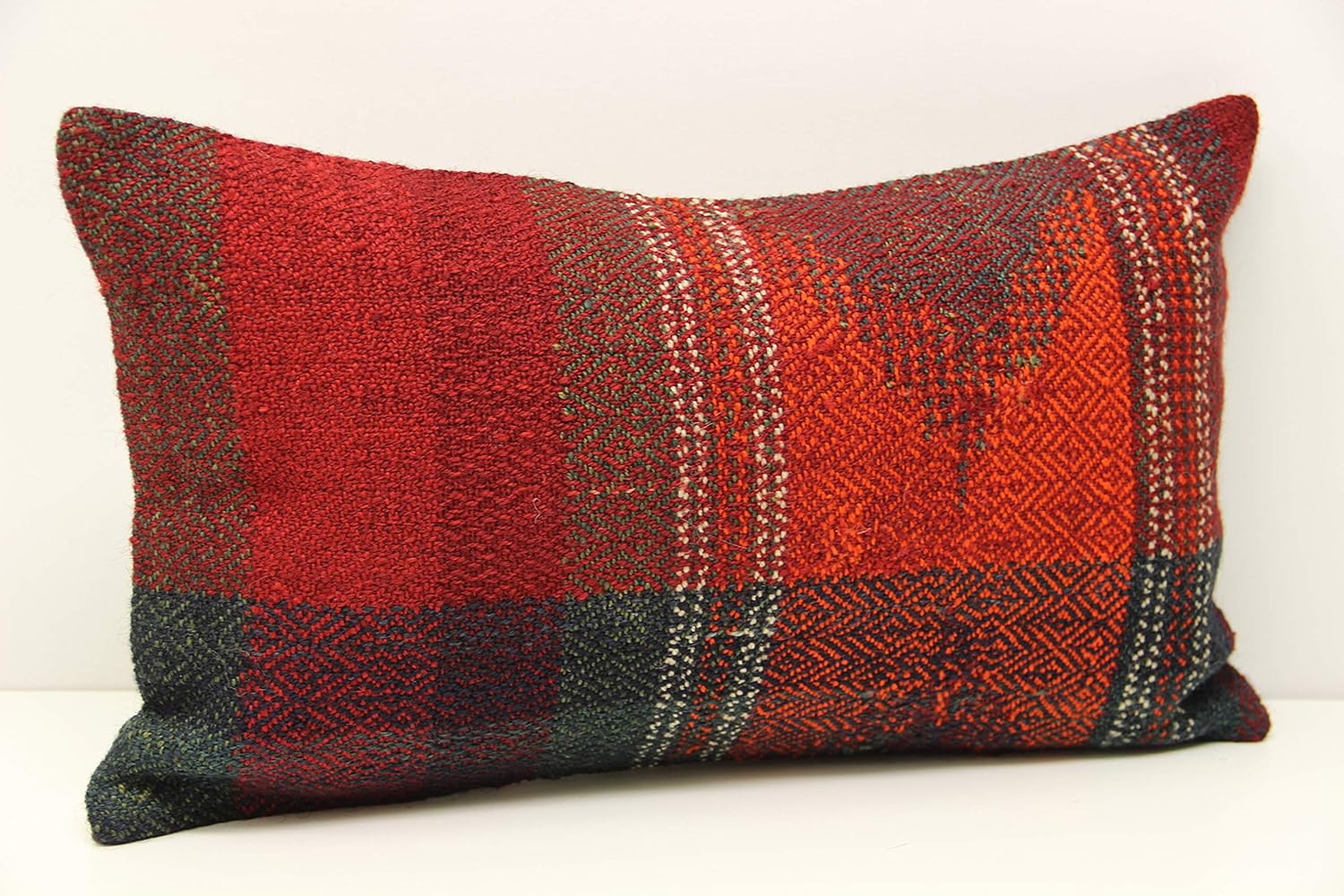 Handmade kilim pillow cover 12x20 inch (30x50 cm) Armchair