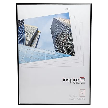 easa1bkp Easy Loader Bilderrahmen A1 Zertifikat/Foto/Poster Rahmen in schwarz mit nicht Glas Front