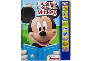 Disney Mickey Mouse Clubhouse - I'm Ready to Read With Mickey Sound Book - Play-a-Sound - PI Kids