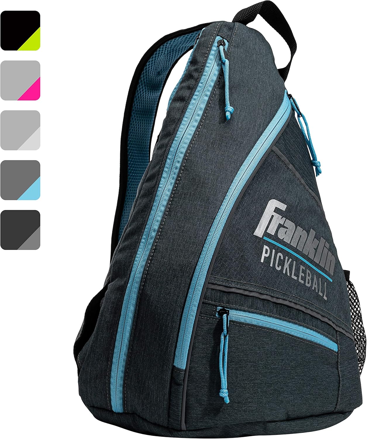 Franklin Sports Pickleball Sling Bag – Official Pickleball Bag of The U.S. Open Pickleball Championships – Adjustable – Gray/Blue : Sports & Outdoors
