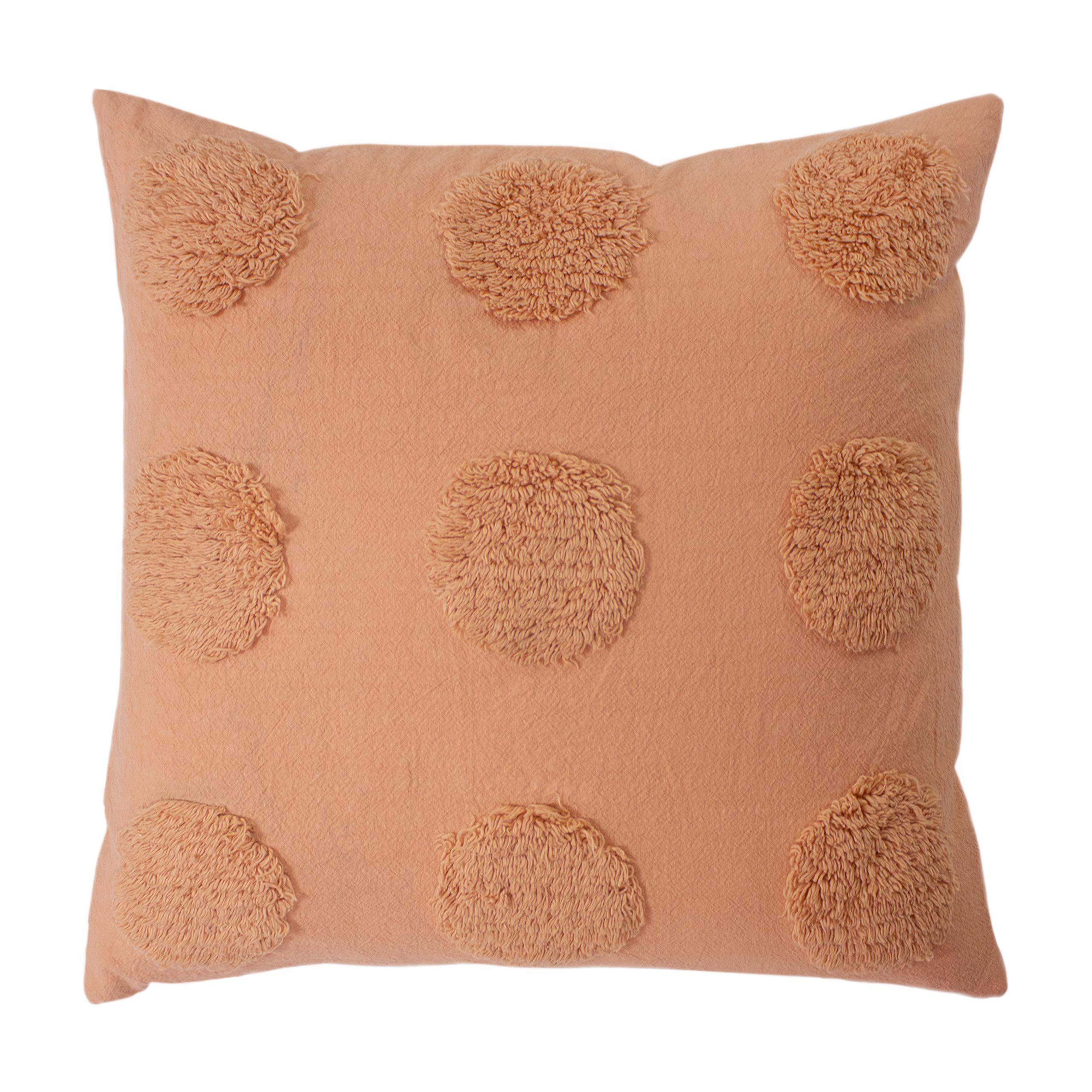 Linen House Haze Polyester Filled Cushion, Pink, 45 x 45cm (18" x 18")