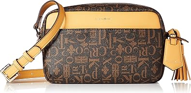 パトリック コックス ショルダーバッグ クィーン 雑誌 Ginger コラボ企画商品 オリジナルモノグラム柄プリント 横型ロングショルダー ファスナー開閉 Pxlhjms1 イエロー 斜めかけバッグ Amazon