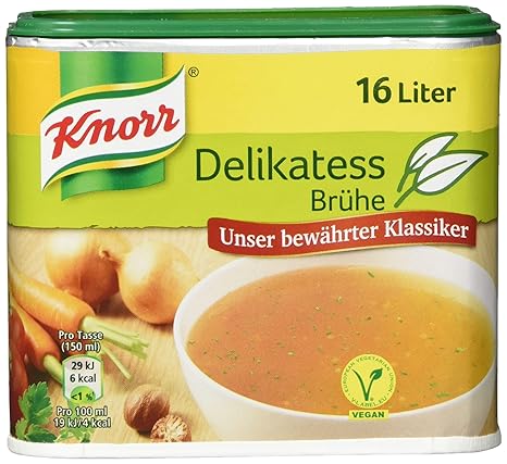 Knorr Wurzbasis Delikatess Bruhe Vegan 329 G 1 Stuck Amazon De Lebensmittel Getranke