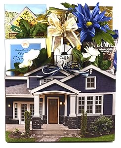 Housewarming Gift Basket For New Homeowners - Help Celebrate Their New House with a Basket Full Of Moving Day Treats