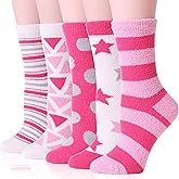 EBMORE Womens Fuzzy Socks Slipper Soft Cabin Plush Warm Fluffy Winter Sleep Cozy Adult Socks