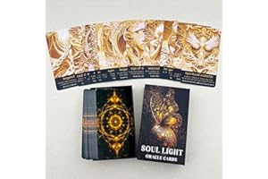 GZXINKE Soul Light Oracle Deck, Oracle Cards for Beginners, Spiritual Oracle Cards, Explore Cosmic Wisdom and Intuitive Insights