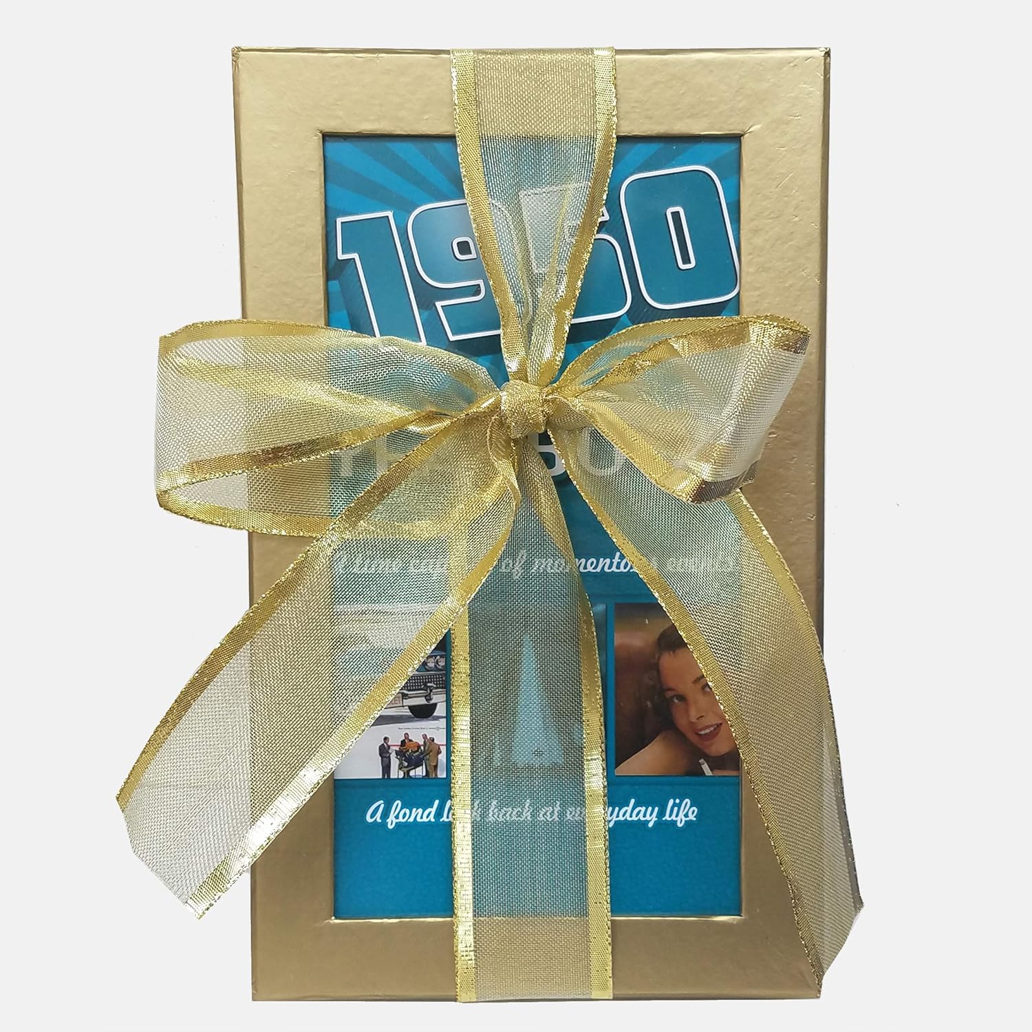 70th Birthday Gift Basket Box Live Your Life with 1950 Trivia