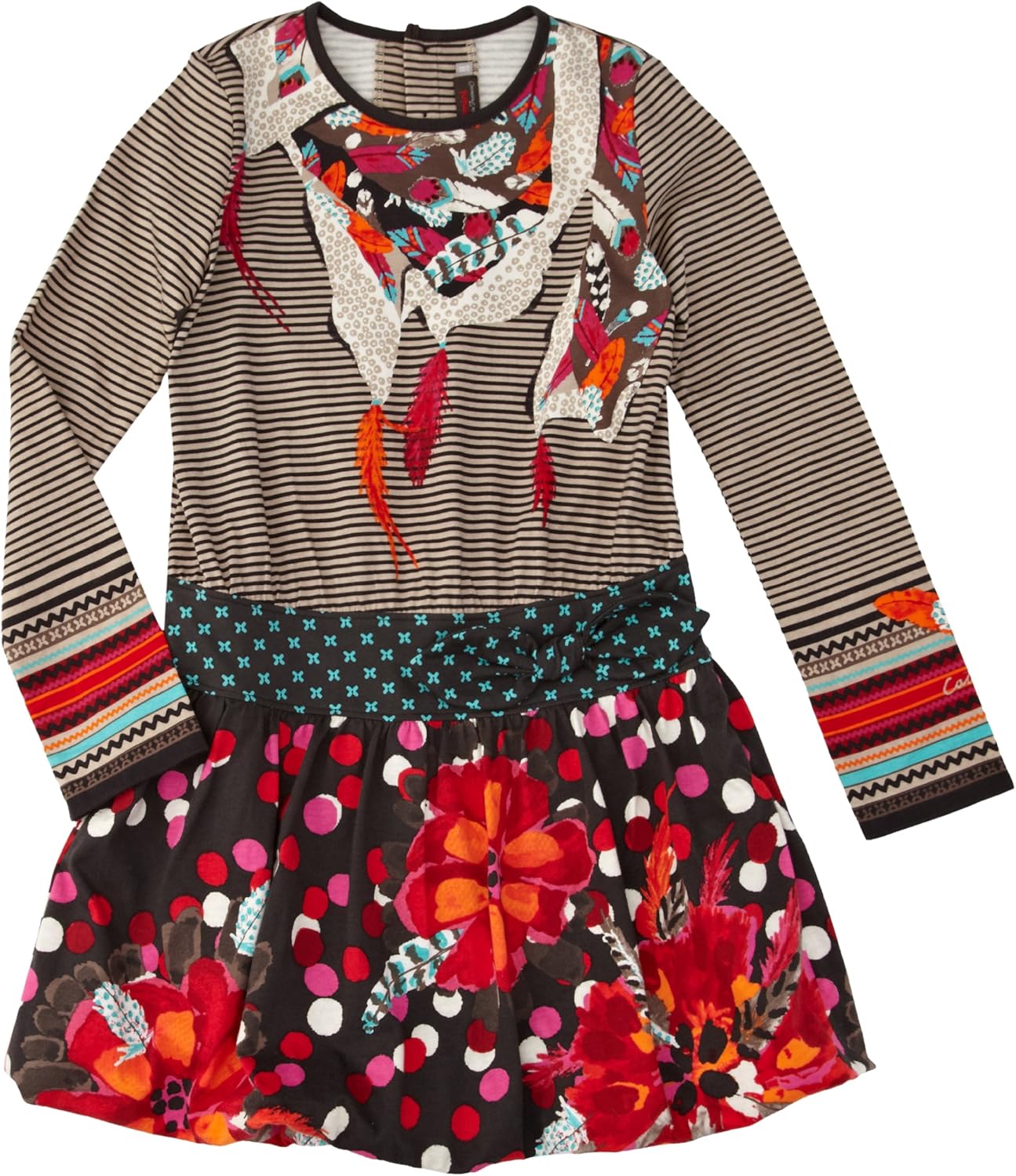 Catimini Robe Fille Marron (imprimé fd Chocolat) 4 Ans Amazon.fr Vêtements et accessoires