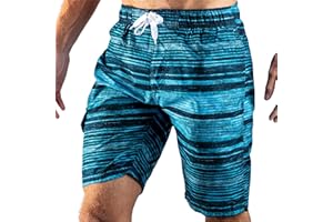 Kanu Surf Mens Bellaire Swim Trunks (Regular & Extended Sizes)