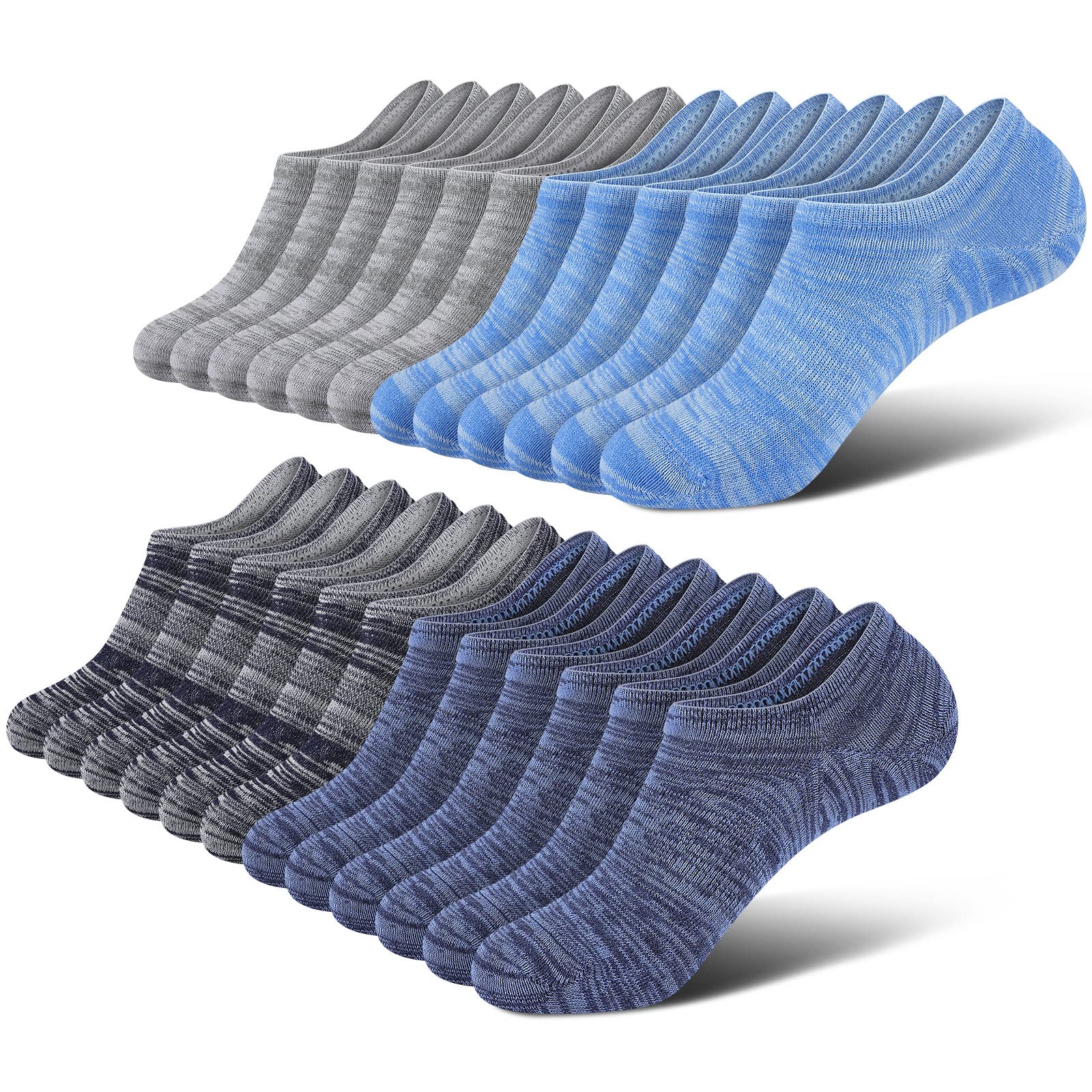 wernies No Show Men Socks, Low Cut Ankle Sock, Men