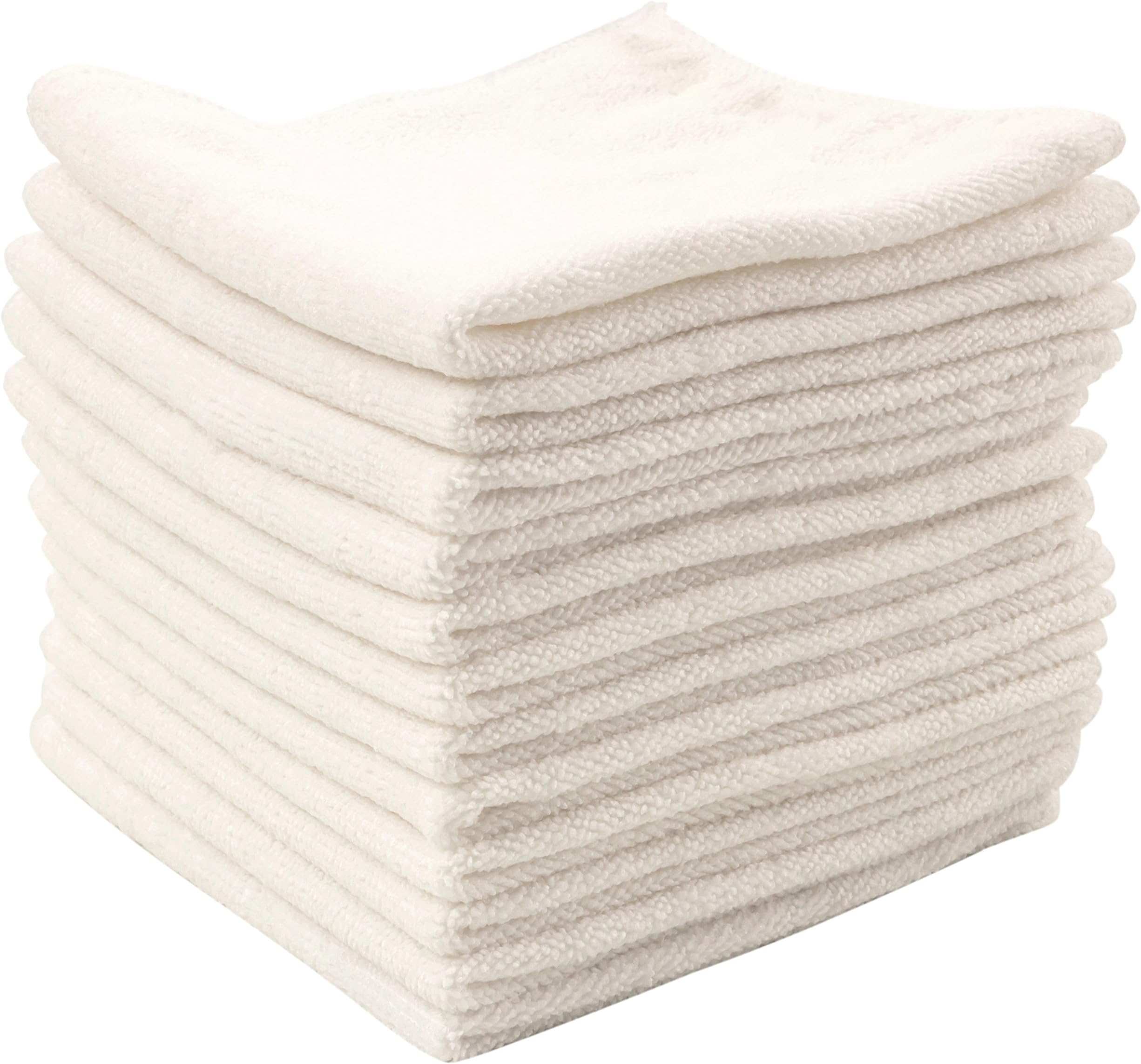 Best Magic Microfiber Cloths - 12 Pack, Ultra-Soft 12"x12" Lint-Free & Streak-Free Towels for Auto, Home & More - Highly Absorbent, Use Wet or Dry