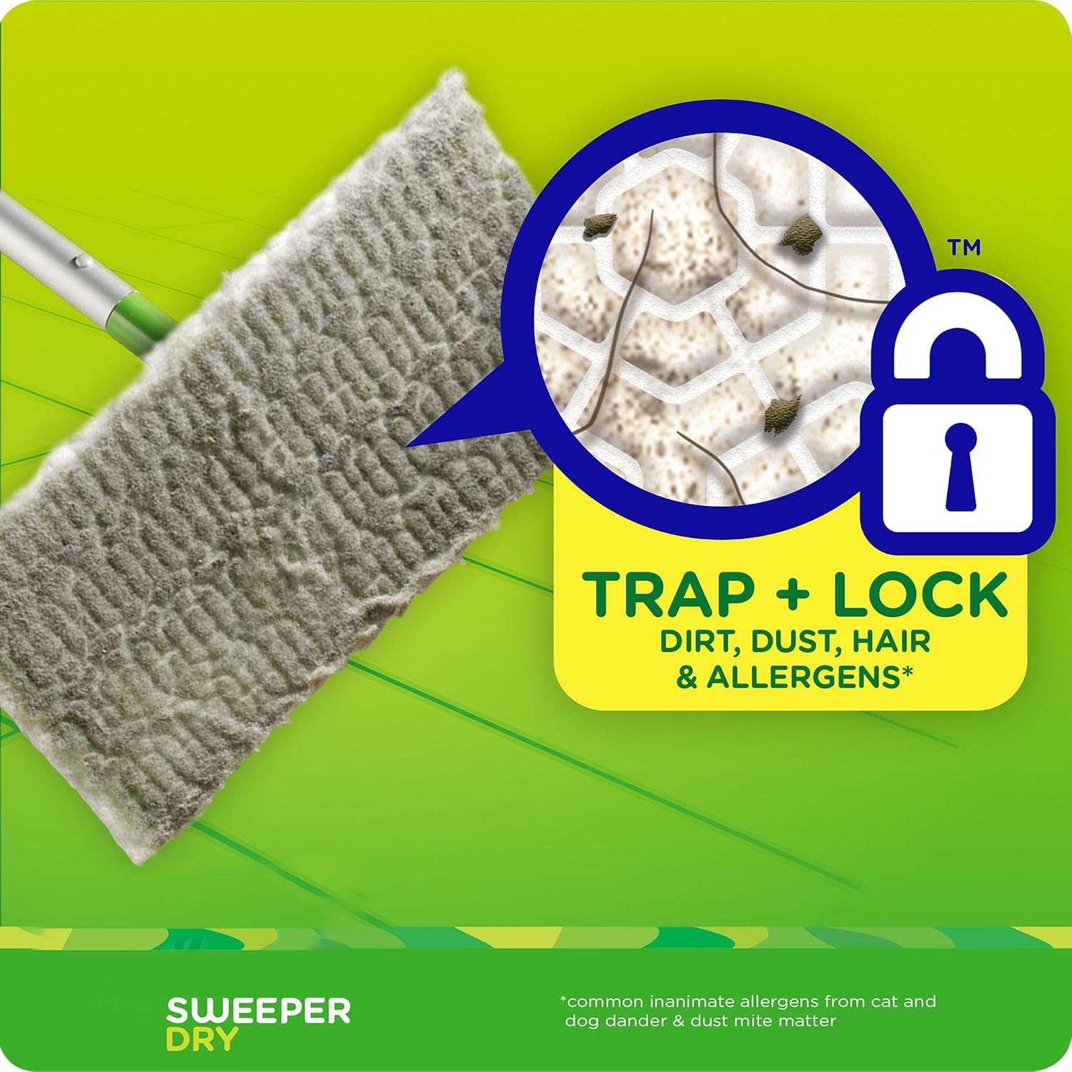 Swiffer Sweeper Dry Mop Refills for Floor Mopping and Cleaning, All Purpose Floor Cleaning Product, Unscented, 52 Count(packaging may vary): Health & Personal Care