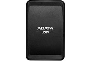 ADATA SC685 Compact Portable External SSD - Up to 530 MB/s - 3D NAND USB Type-C, USB 3.2 Ext-SSD (500GB, Black)