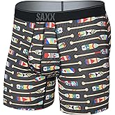 SAXX Underwear Co. Men's Underwear with Pouch Quest Quick Dry Mesh Boxer Brief Fly