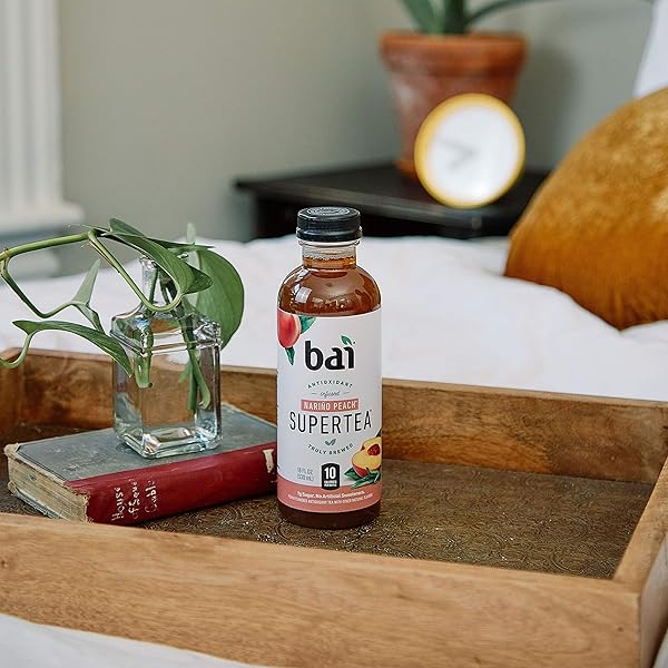 BAI NARINO PEACH TEA, ANTIOXIDANT INFUSED TEA, 18 FL OZ