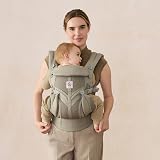 Ergobaby Omni Classic Mesh Baby Carrier 4-Position Olive (7-33 lb) view 2