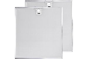 HR HUARE TECHNOLOGY Range Hood Filter Replacement, 30 In Pyramid Wall Mount Range Hood Filters Replacement, Vissani-WA0575, Grease Filters 13.54x14.41Inch (344x366mm), Aluminum Vent Filter from Huare Technology, 2PCS