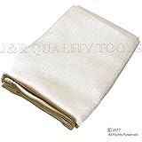 VCT Heavy Duty Fiberglass Welding Blanket and Cover with Brass Grommets Size 4 FT. x 6 FT.