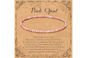 BONNY BOXX Natural Genuine Gemstone Faceted Round Beads Bracelets, 3mm Adjustable Stretchy Tiny Faceted Black Tourmaline Bracelet, Healing Crystal Reiki Chakra Dainty Jewelry Fashion Gifts