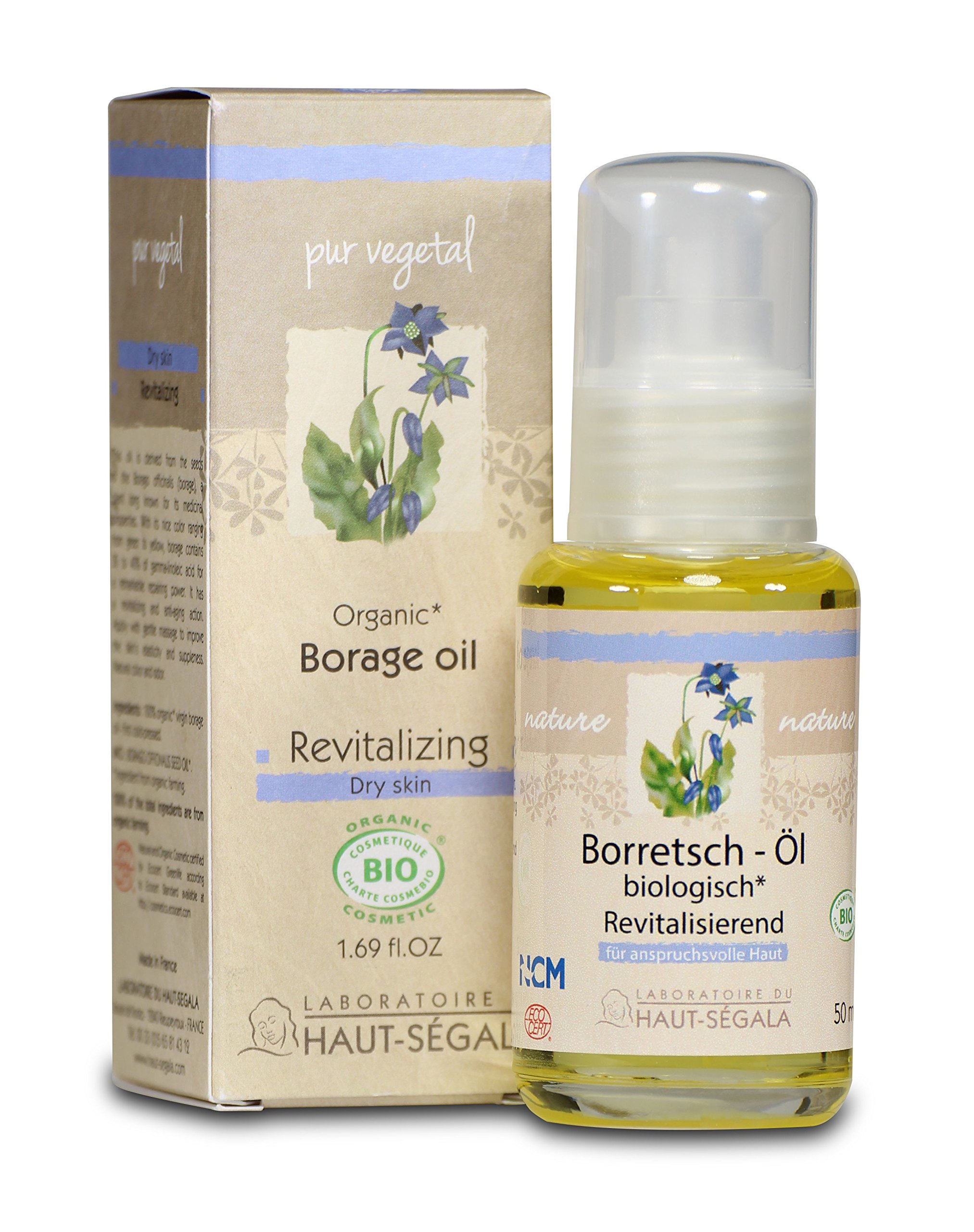 Laboratoire Du Haut-Segala Organic Virgin Borage Oil, 50 ml
