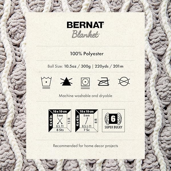 BERNAT BLANKET BB, FADED BLUES