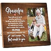 JUSITAKEET Grandpa Picture Frame, I love you papa Photo Frame, Picture Frames Gift for Father's Day Birthday Christmas, Gifts for Best Grandpa, Gift for Grandfather Grandparents Favors -C13
