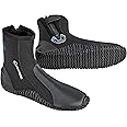 Phantom Aquatics Rapido Boutique Collection Wise 5mm Neoprene Wetsuit Zipper Dive Boot, Great Scuba Diving Snorkeling Surf Boots | Anti-Slip Rubber Sole Booties for Men and Women