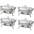 4 Pack Royal Rectangular Crown Chafing Dish Sets Food Warmers 8-Quart $20 Rebate