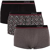 Rico Men's Cotton Boxer Briefs 3-Pack