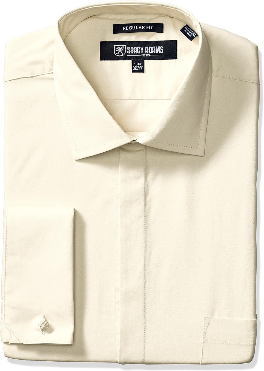 STACY ADAMS Men's Big-Tall 39000 Solid Dress Shirt: Clothing