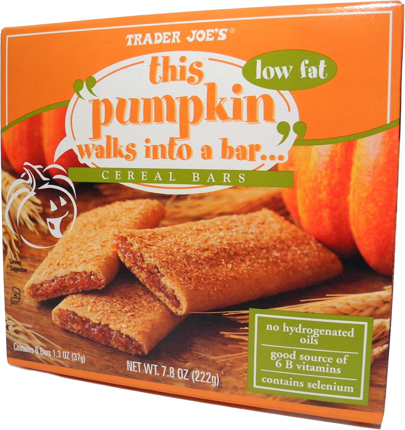Amazon Com Trader Joes This Pumpkin Walks Into A Bar Cereal Bars Health Personal Care