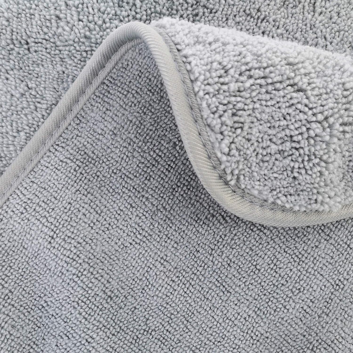 Polyte Quick Dry Lint Free Microfiber Bath Towel, 57 x 30 in, Set of 4 (Gray): Home & Kitchen