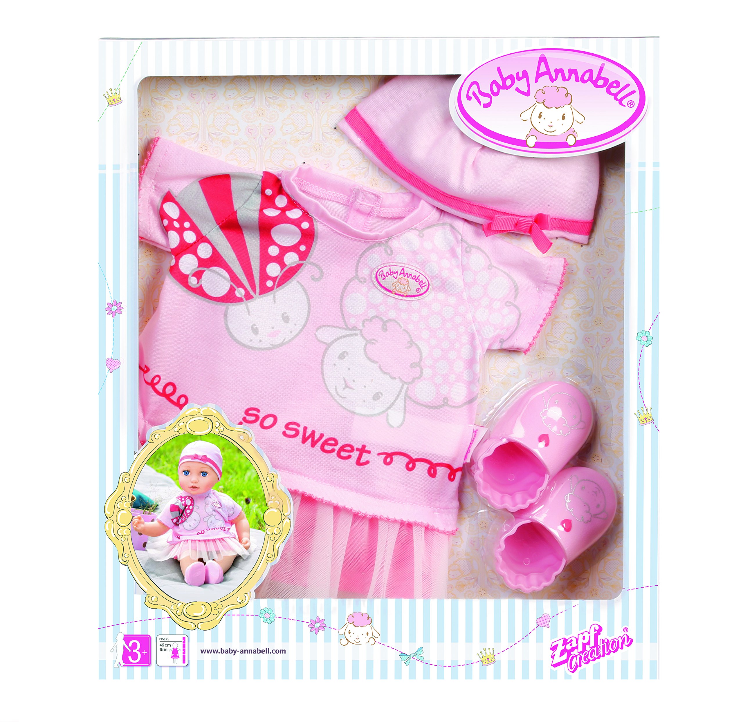 Baby Annabell 700198 Deluxe Summer Dream Outfit Set