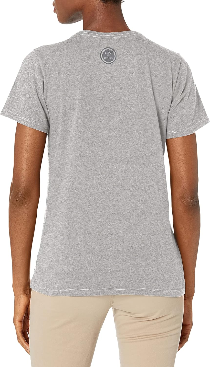 Life is Good Women's Crusher Graphic T-Shirt: Clothing