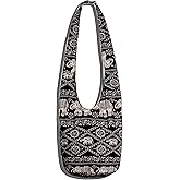 Hippie Crossbody Bag Thai Top Zip Hobo Sling Bag Handmade Hipster Messenger Bag